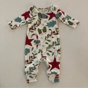 Tesa Babe Girl Newborn 3 Months Holiday Romper Jumpsuit